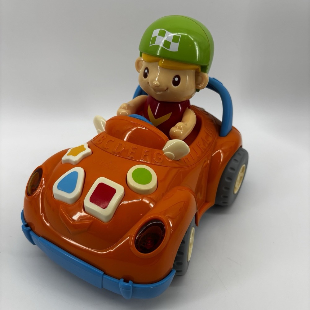 VTech 1264 Racer Smart Car Toy No Remote R/C Developmental Untested Parts Only